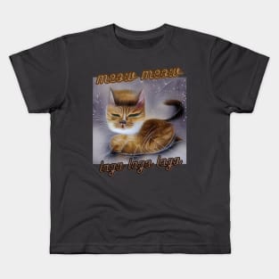 meow cat Kids T-Shirt